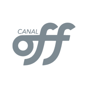 Canal off Logo Cinza